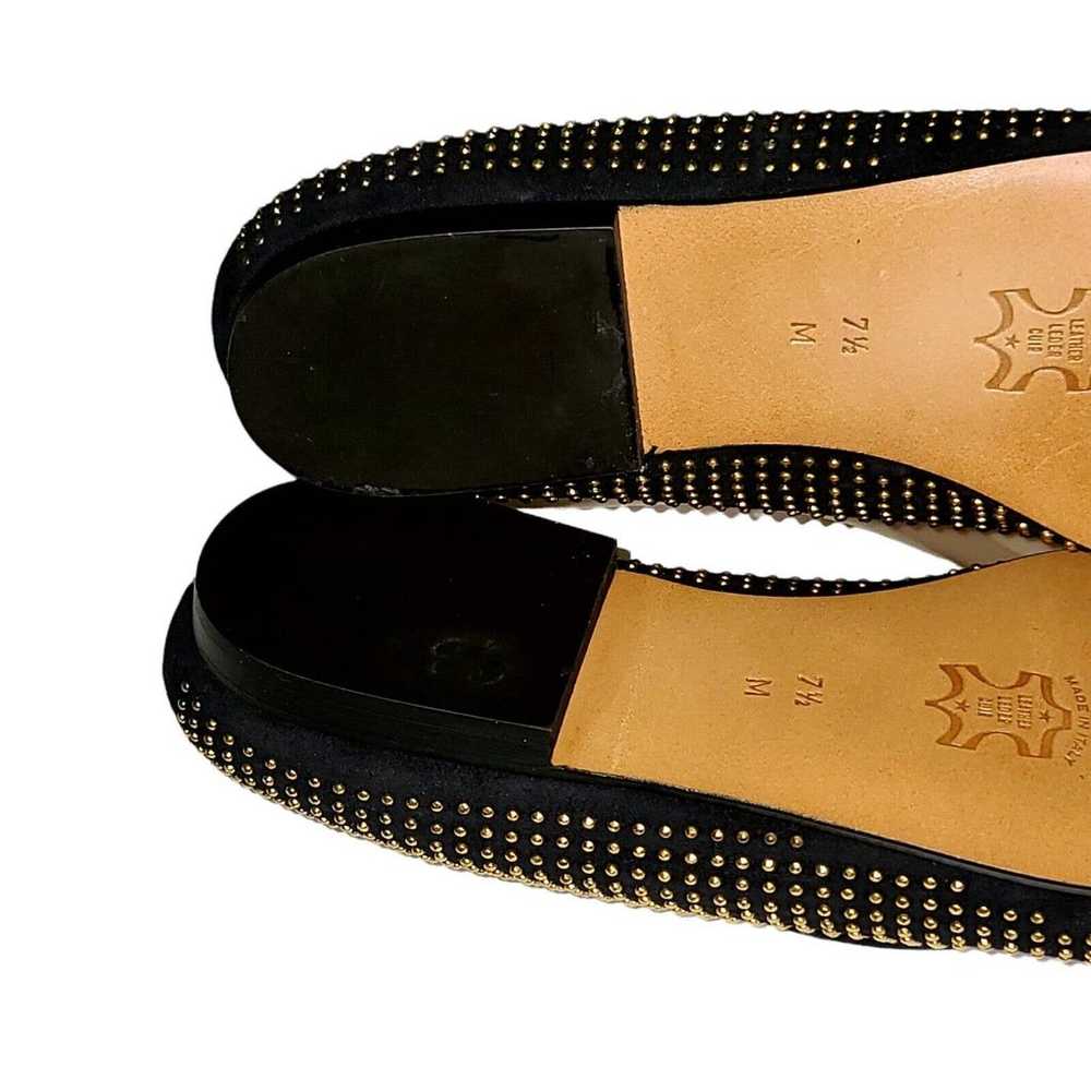 Vtg Anne Klein Italy 80s NOS Flats Loafers Black … - image 12