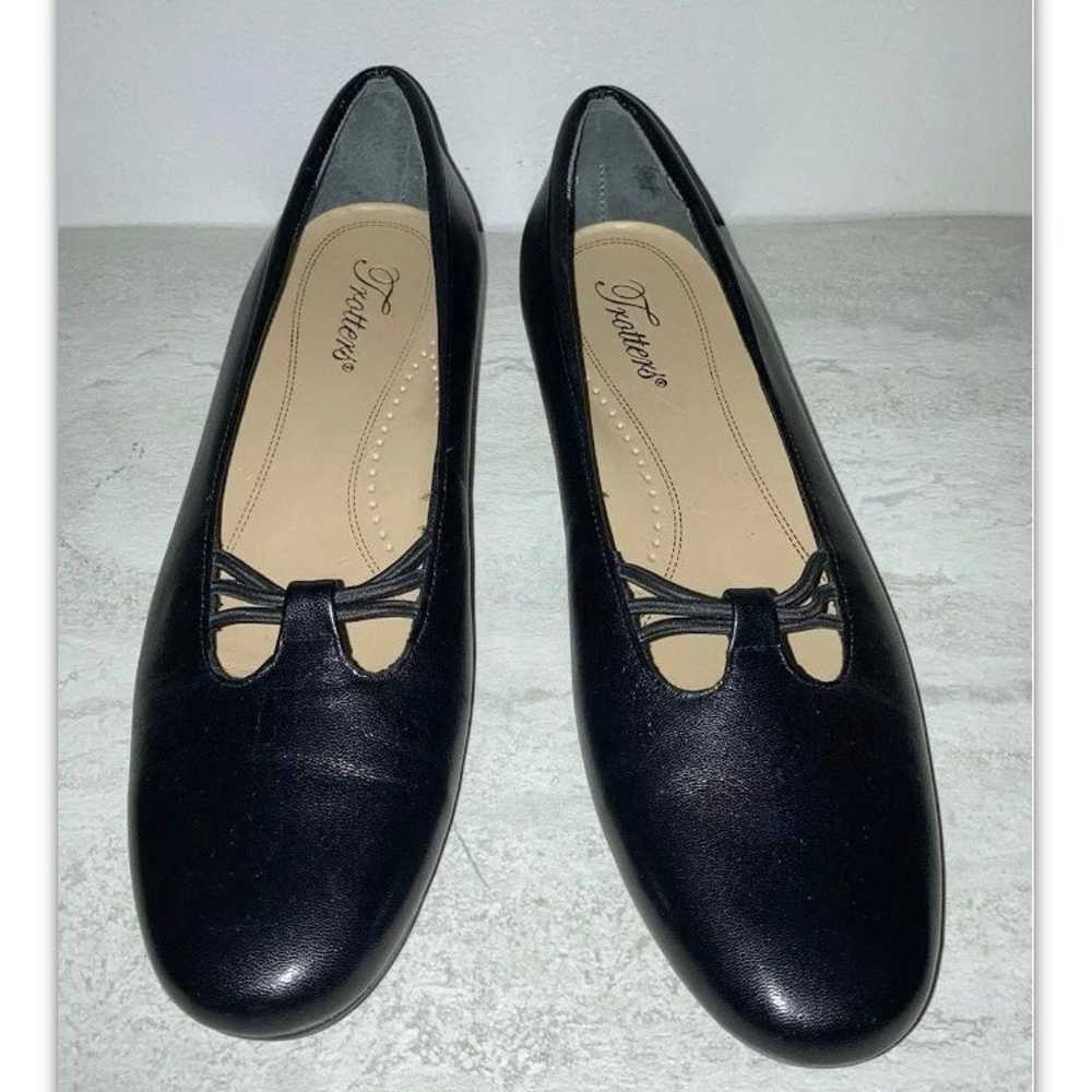 Trotters Womens Signature Delight Black Flats Siz… - image 2