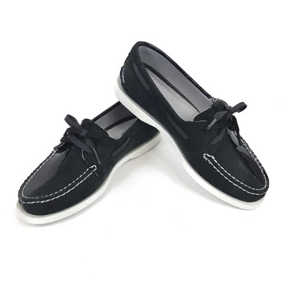 NWOT Sperry Top-Sider Black Suede Patent Port Sta… - image 6