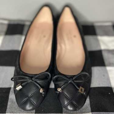 Kate Spade Pauline Quilted Flats in Black. Size 7… - image 1