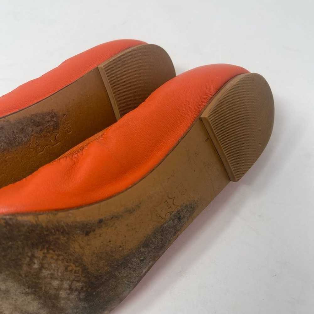 Tory Burch Orange Leather Ballet Flats - image 9