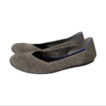 Rothy’s Taupe Heather Size 8 Round Toe Flats - image 1