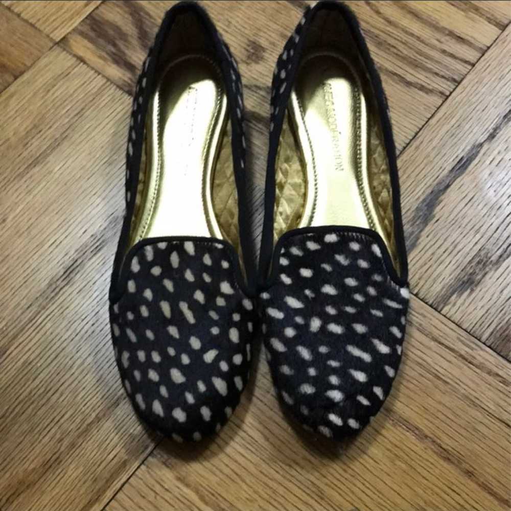 Vero Cuoio calf hair leopard flats - image 1