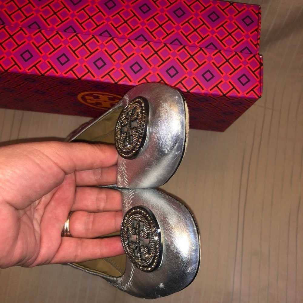 Tory Burch Liana Leather Ballet Flats 9 - image 3