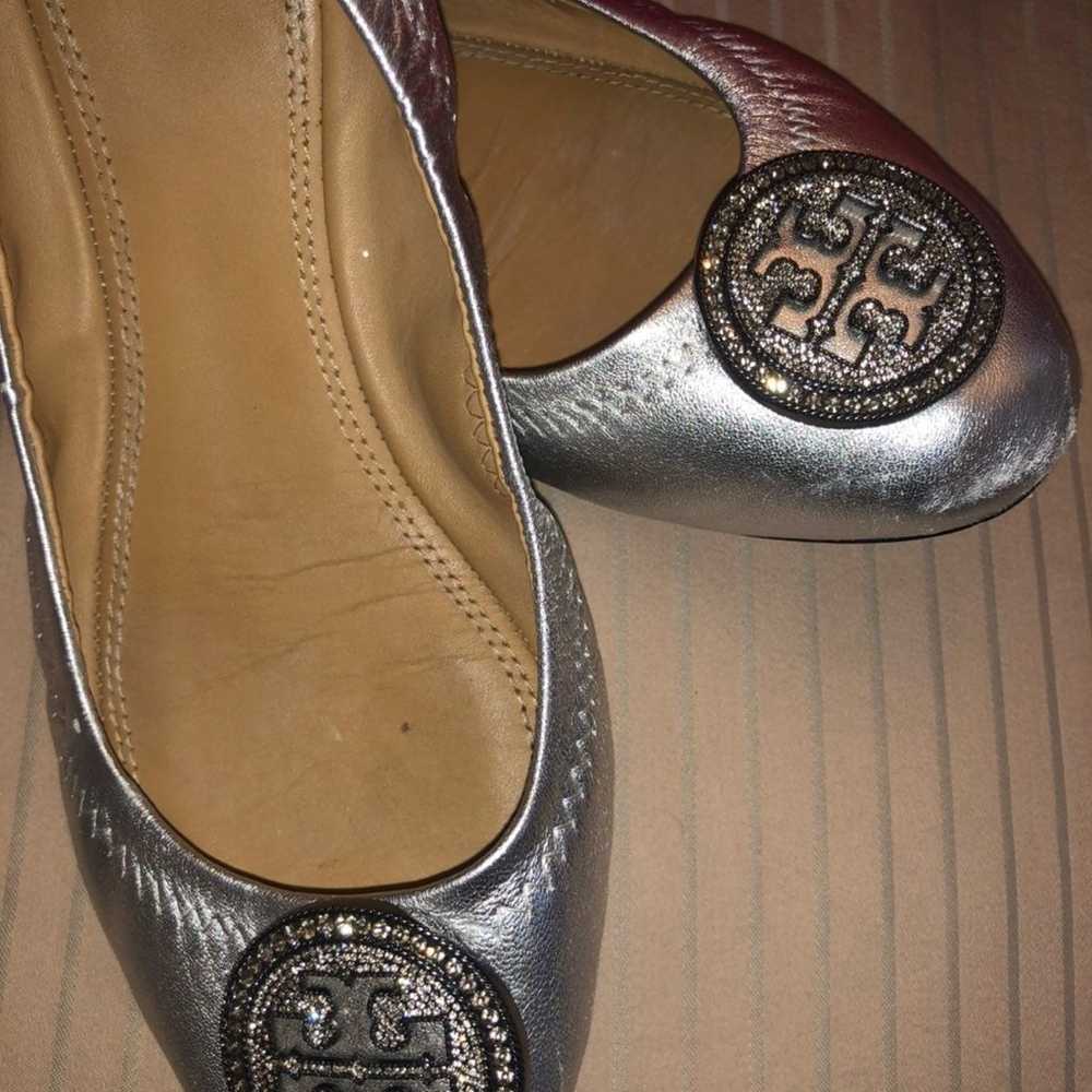 Tory Burch Liana Leather Ballet Flats 9 - image 5