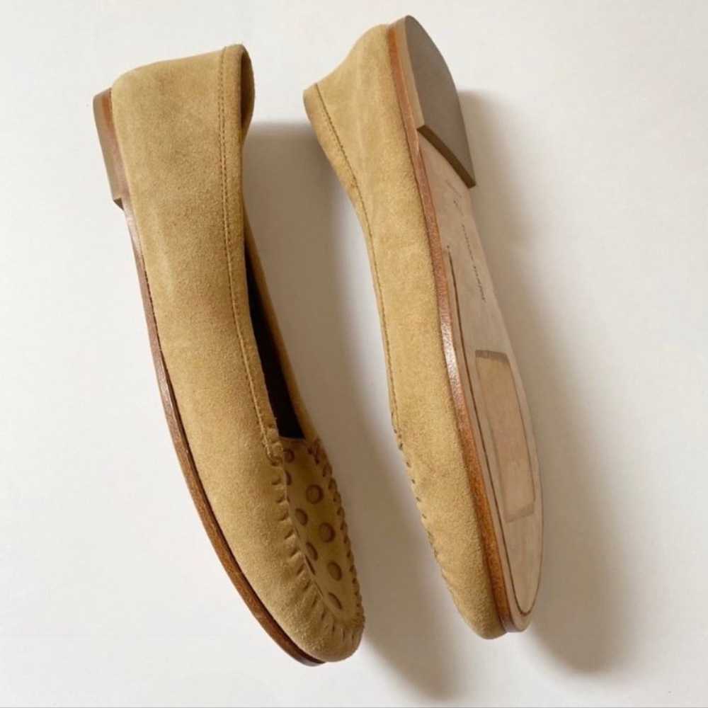 Tomas Maier NWOT Tan Flat Slip-on Soft Leather Su… - image 4