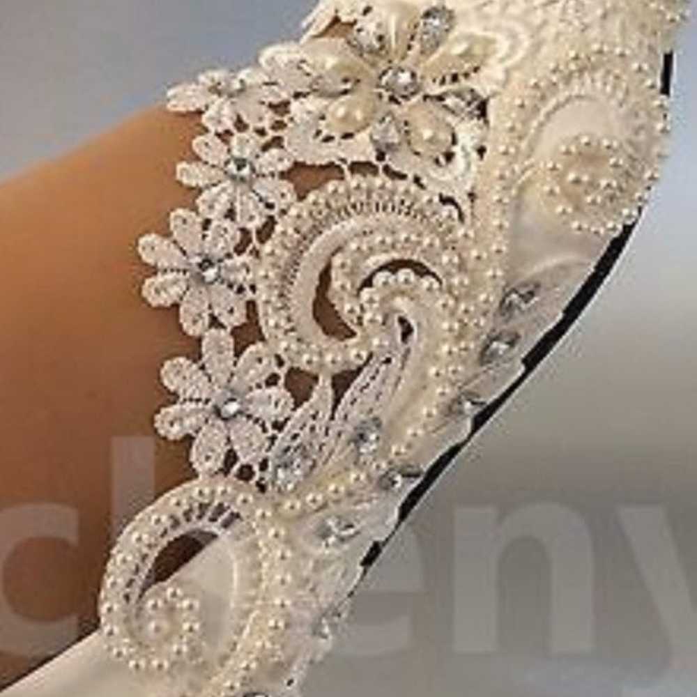 bridal flat shoes - image 1