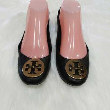 Tory Burch Brown Gold Leather Flats 7 - image 1