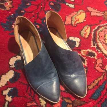 Free people royal flat in blue