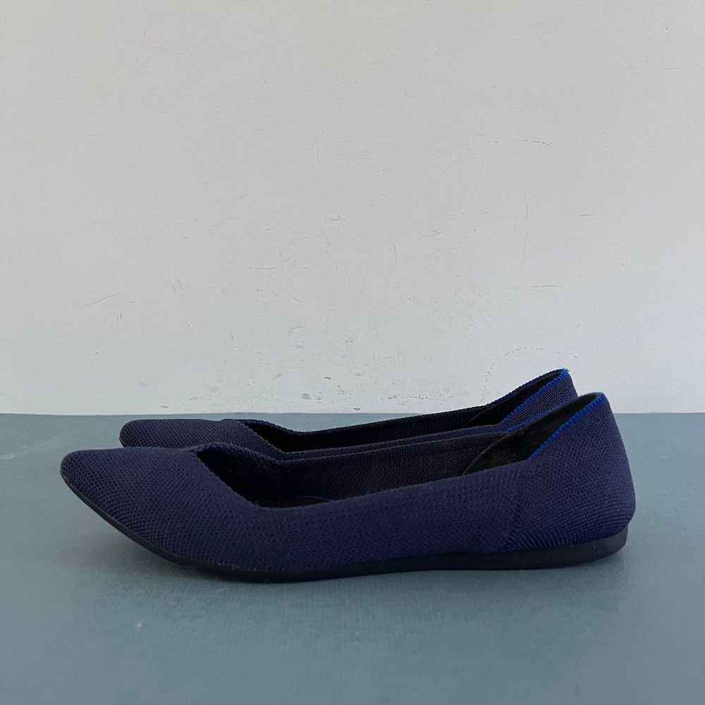 Rothy’s The Point Blue Washable Knit Ballet Flats - image 2