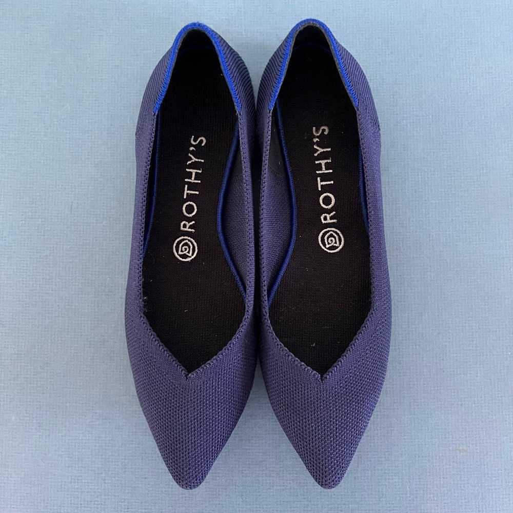 Rothy’s The Point Blue Washable Knit Ballet Flats - image 6