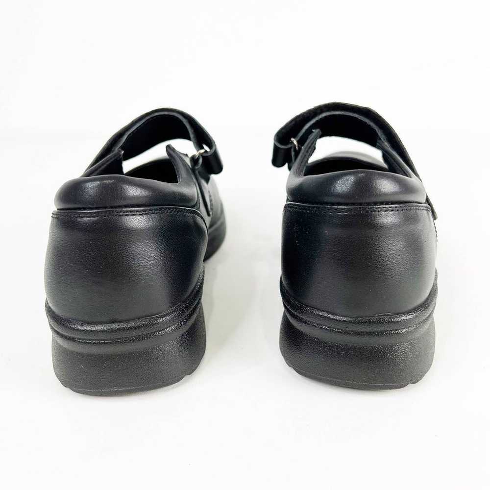 Propet black leather mary jane flat size 8 1/2 - image 3