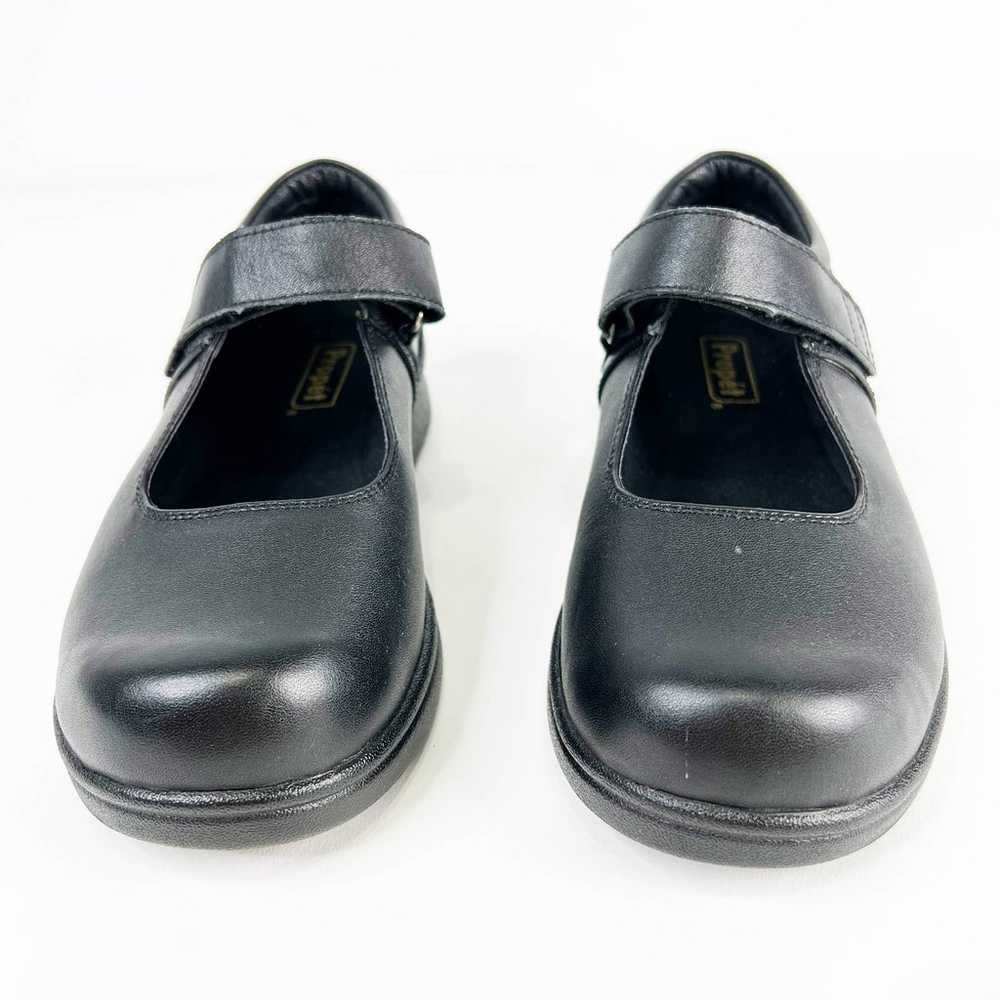 Propet black leather mary jane flat size 8 1/2 - image 6