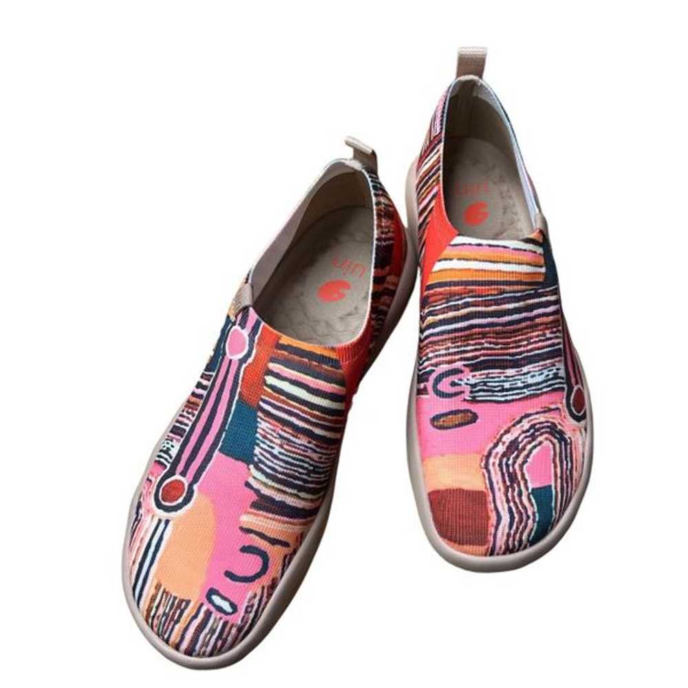 UIN Oceania Artistic Slip On Knitted Upper Loafer… - image 2