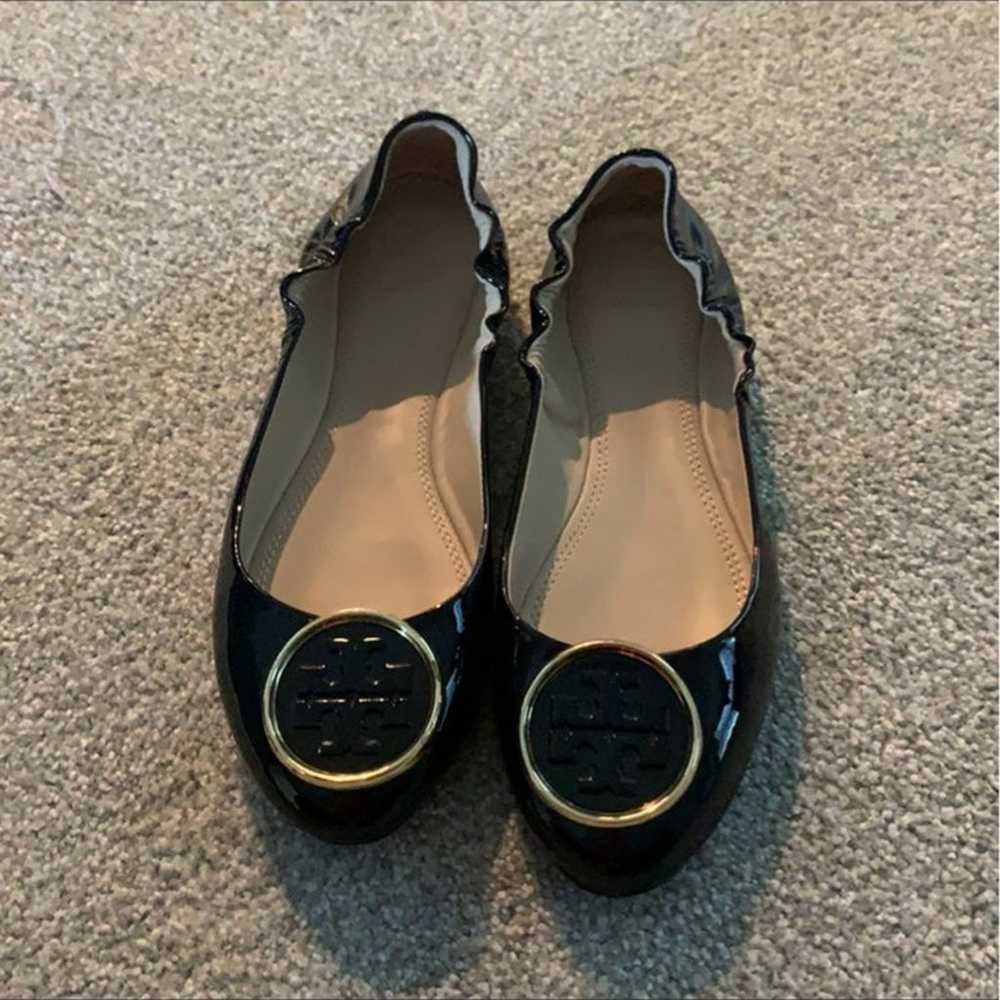 Tory Burch Black Leather Flats - image 1