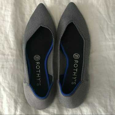 Rothy's flats in gray Birdseye