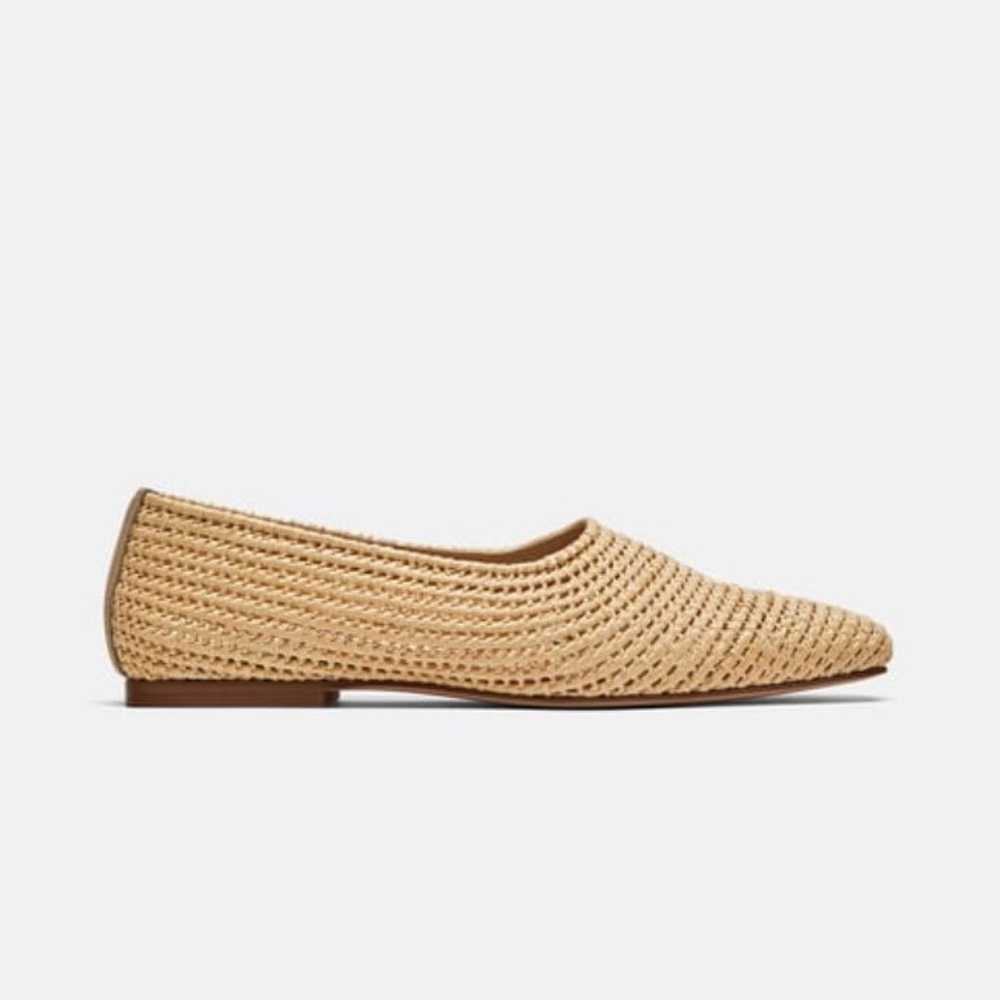 Zara Rafia Woven Flats - image 4