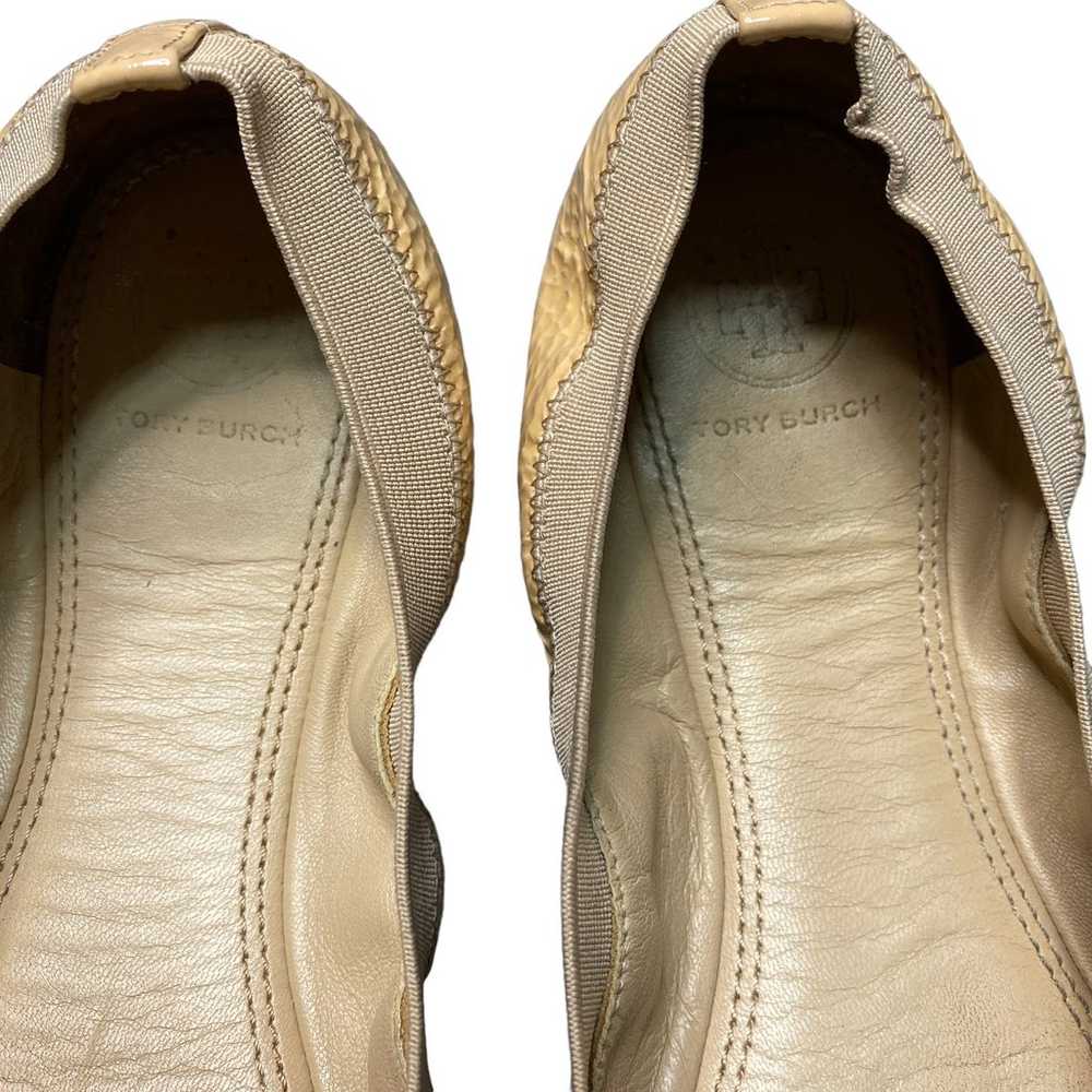 TORY BURCH Womens Size 8.5 Jolie Ballet Flats Nud… - image 8