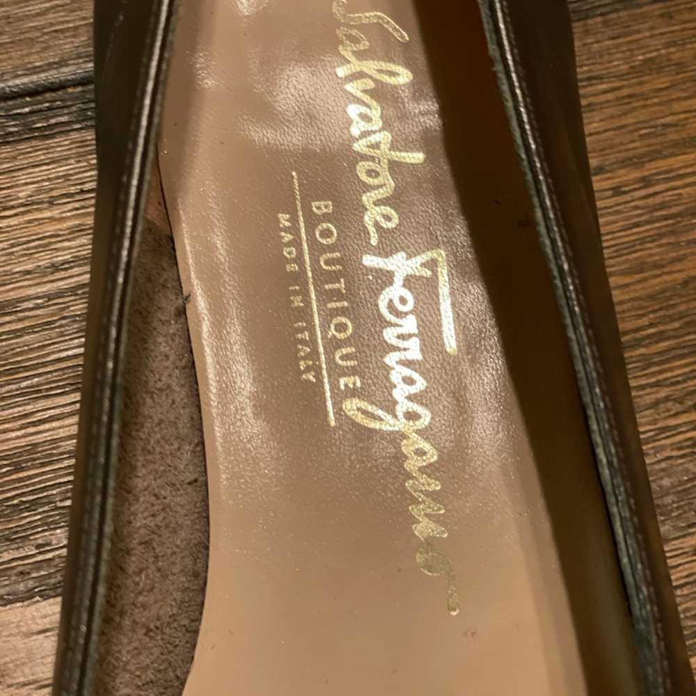 Salvatore Ferragamo Boutique Round Toe Ballerina … - image 6