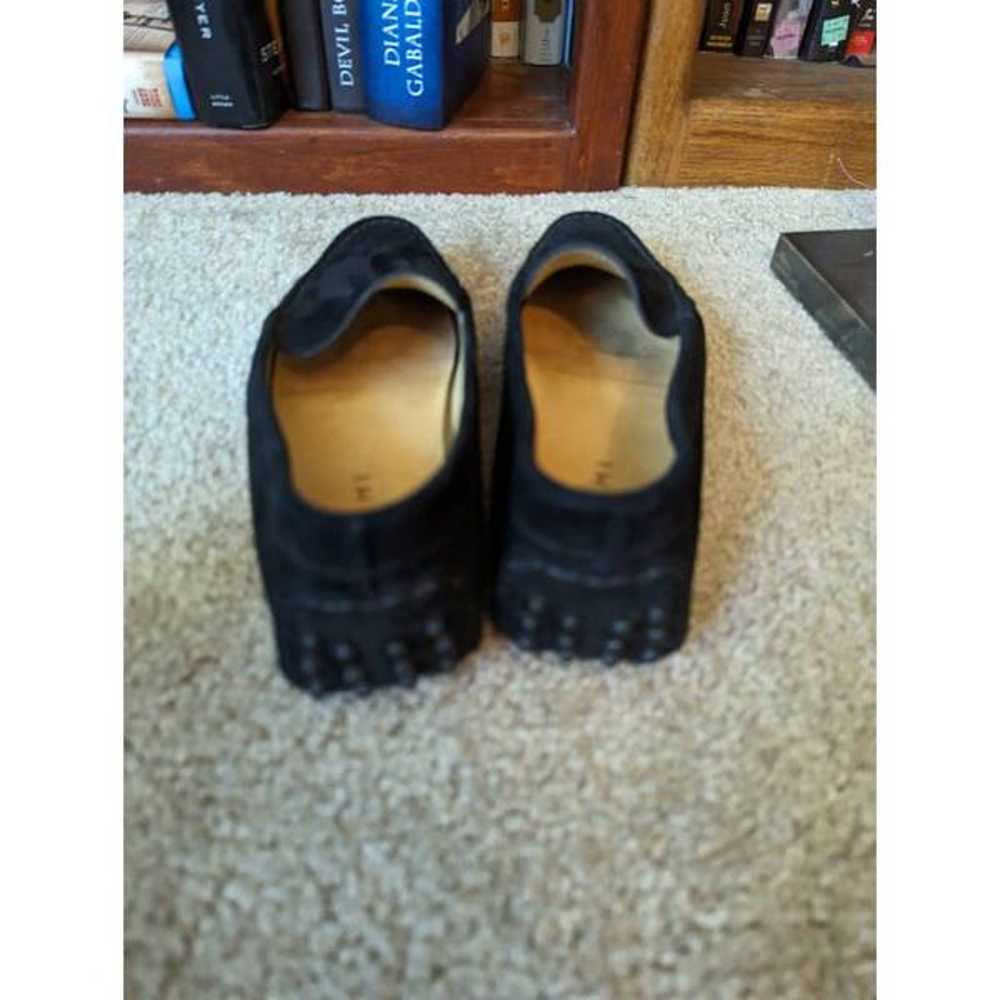 M Gemi black suede women's loafers sz 40 - image 2