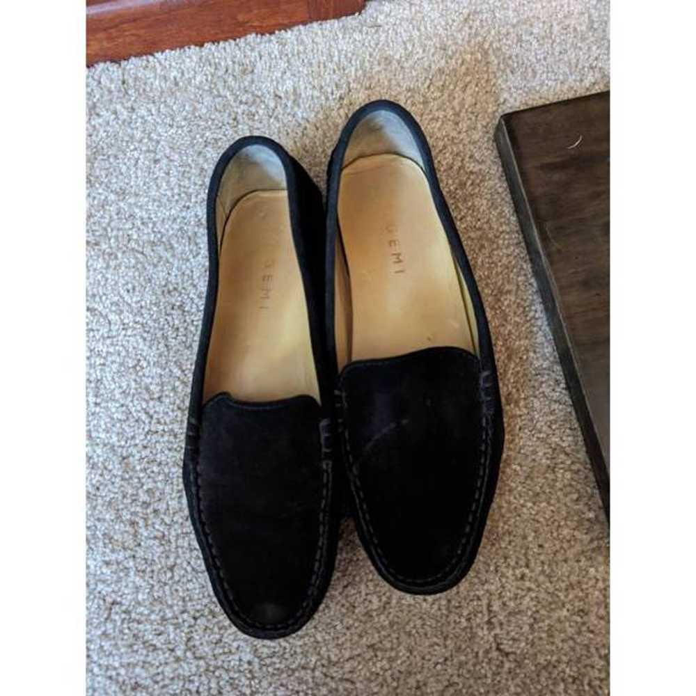 M Gemi black suede women's loafers sz 40 - image 3