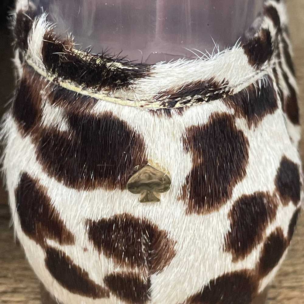 Kate Spade Carima Leopard Calf Hair Loafer Flats … - image 8