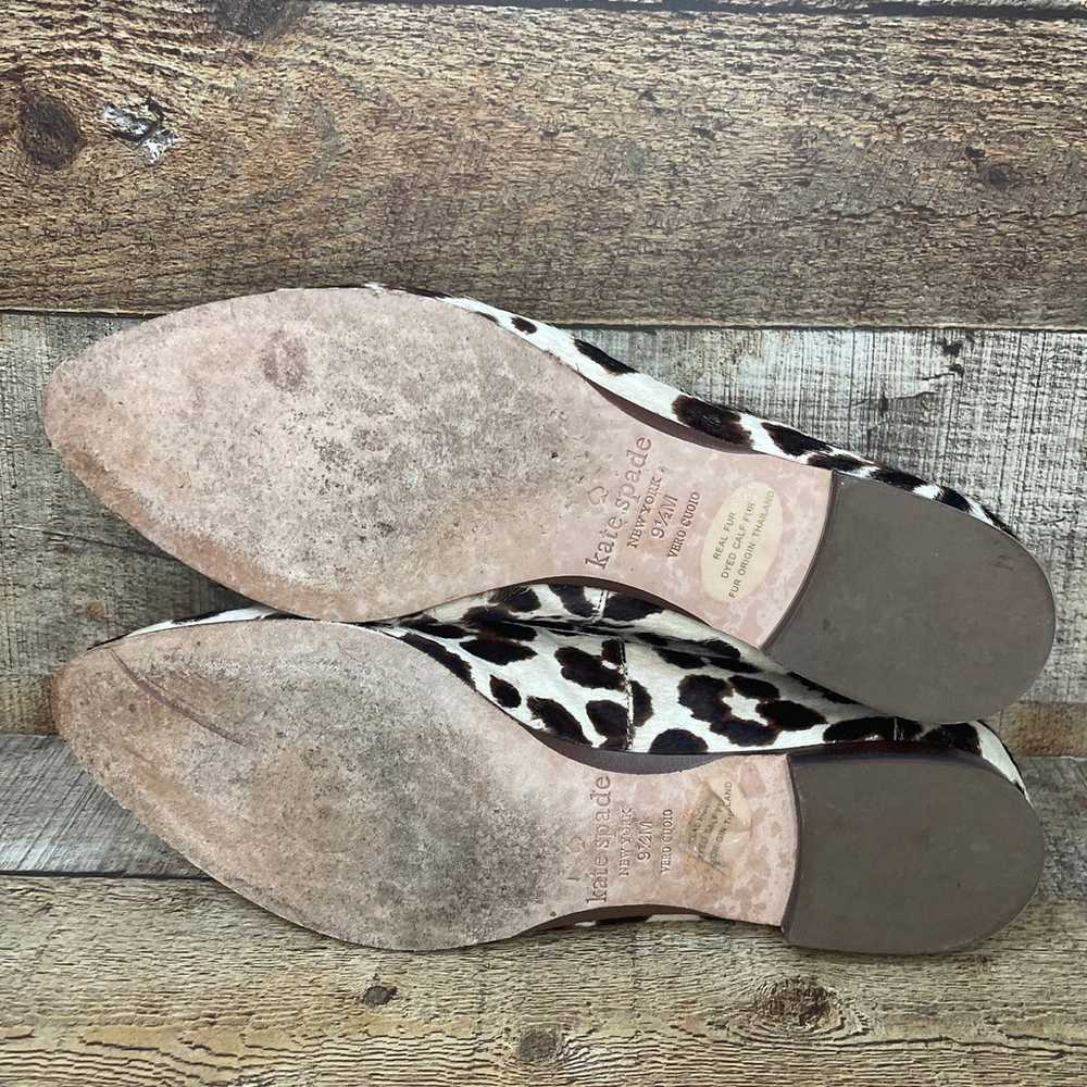 Kate Spade Carima Leopard Calf Hair Loafer Flats … - image 9