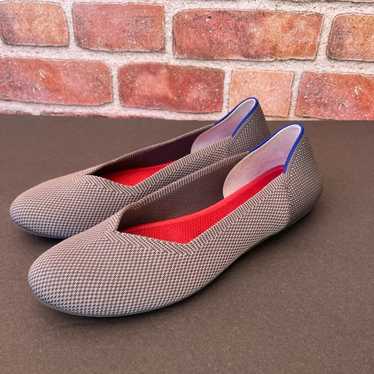 Rothy’s round toe grey flats Wo’s Sz 8.5 - image 1