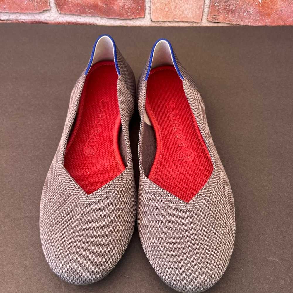 Rothy’s round toe grey flats Wo’s Sz 8.5 - image 2