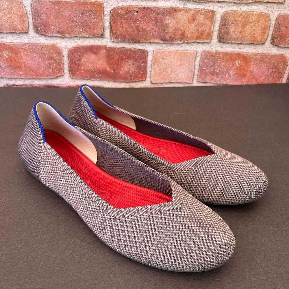 Rothy’s round toe grey flats Wo’s Sz 8.5 - image 3