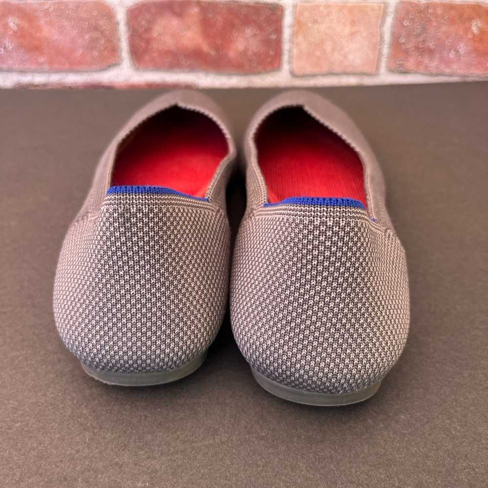 Rothy’s round toe grey flats Wo’s Sz 8.5 - image 4