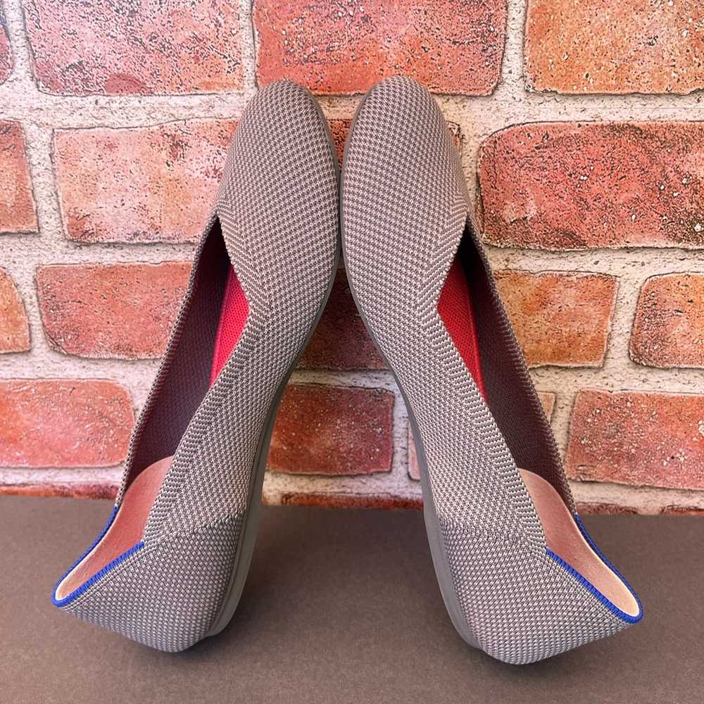 Rothy’s round toe grey flats Wo’s Sz 8.5 - image 5