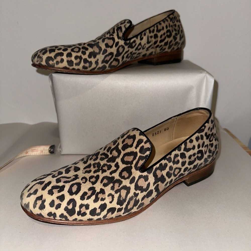 Dieppa Restrepo leopard -print Dandy loafers Size… - image 1