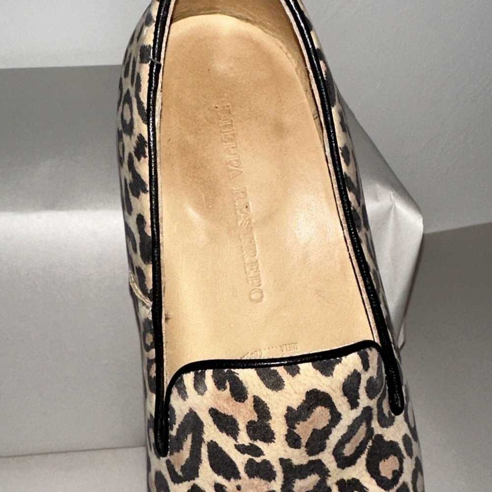 Dieppa Restrepo leopard -print Dandy loafers Size… - image 5