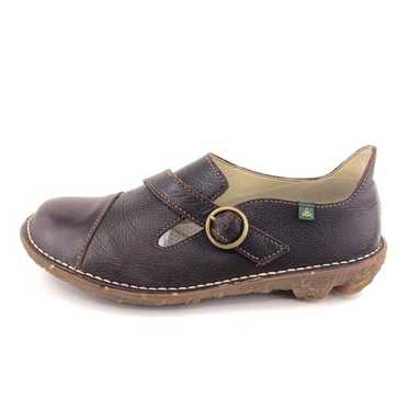 El Naturalista Savia 008 Brown Leather Casual Shoe