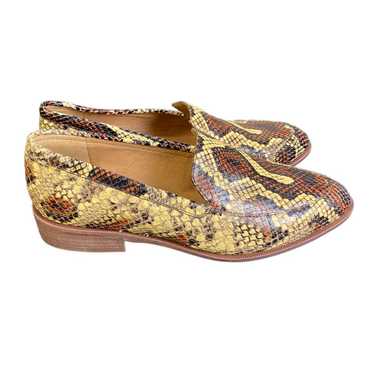 Madewell 7 The Frances Snake Print Leather Slip O… - image 1