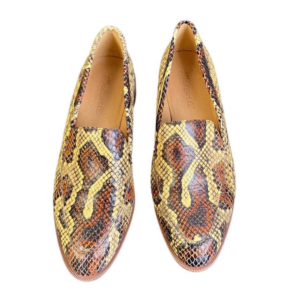 Madewell 7 The Frances Snake Print Leather Slip O… - image 2