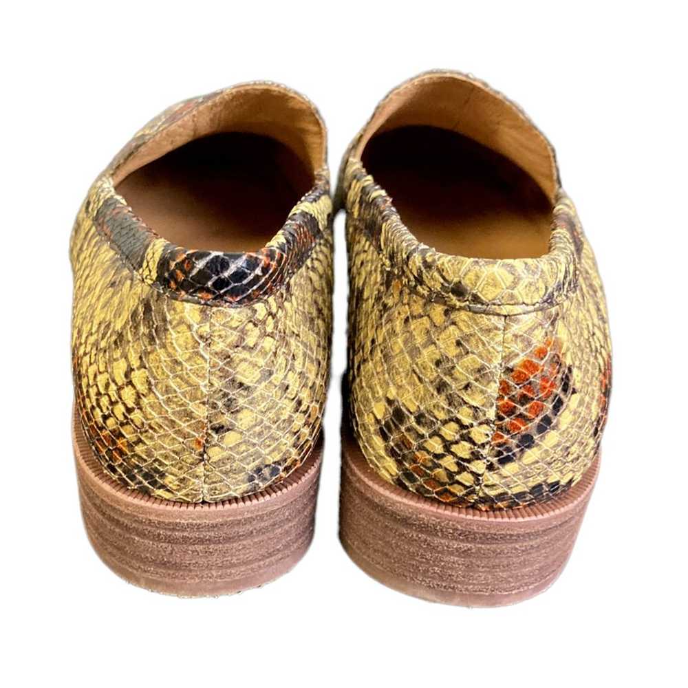 Madewell 7 The Frances Snake Print Leather Slip O… - image 3