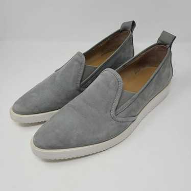 Everlane Grey Suede Pointed Toe Flats