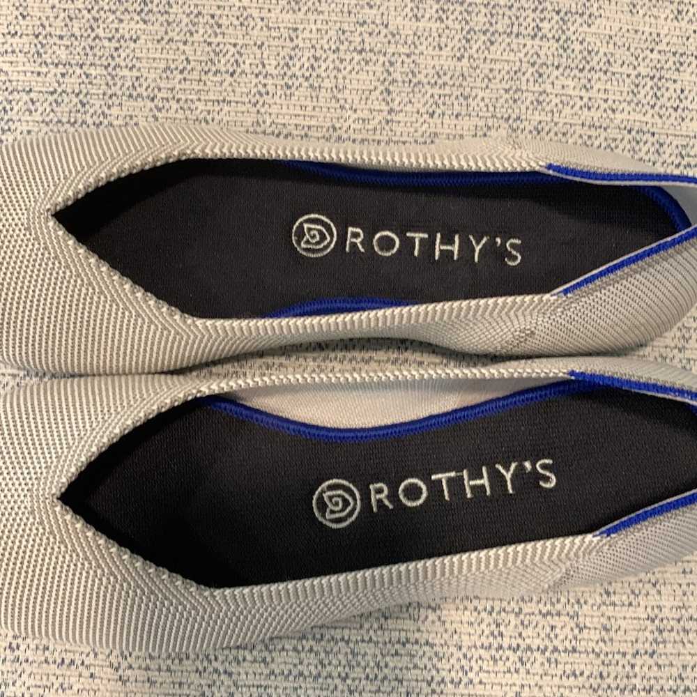 Rothy's Grey Flats Like New Size 9 - image 4