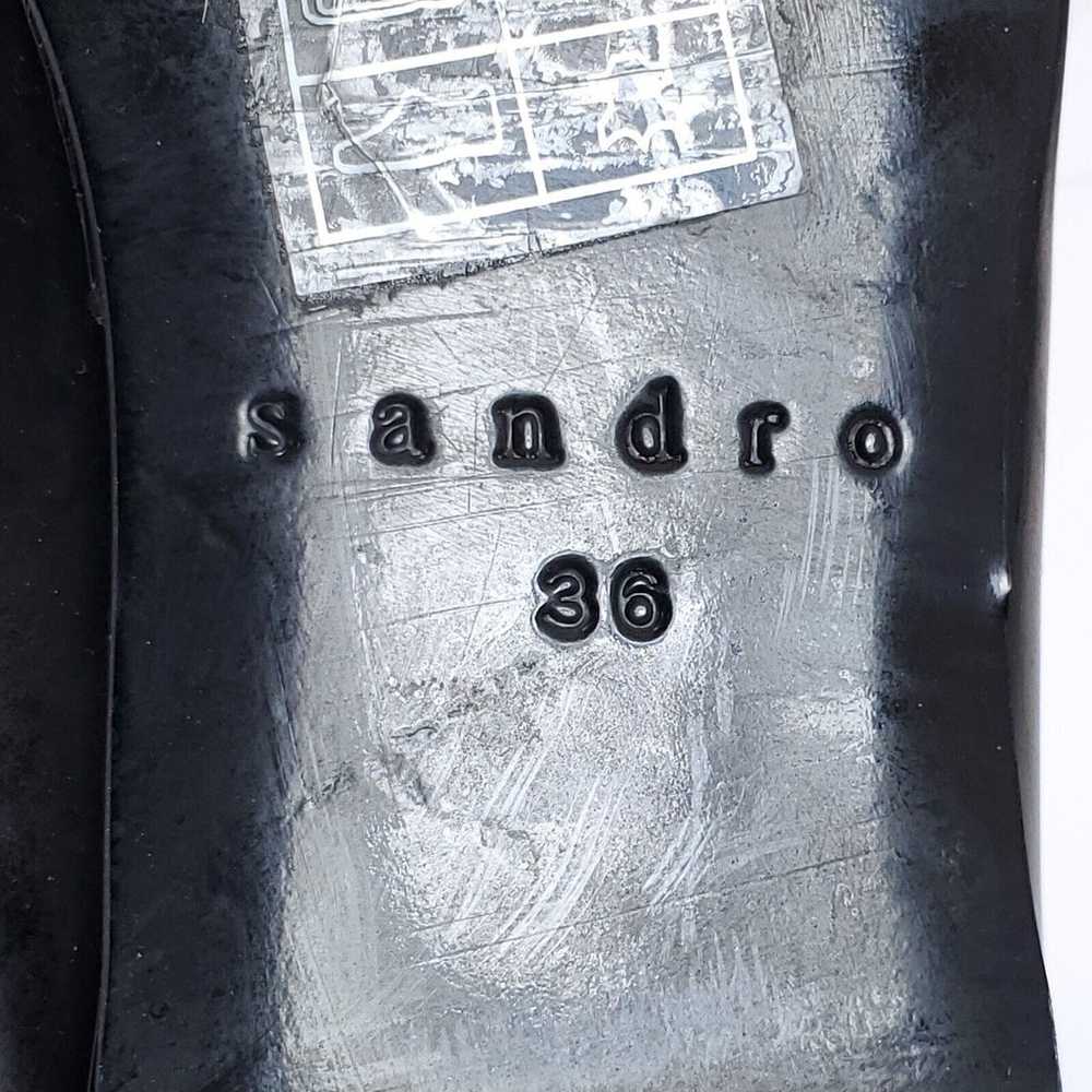 Sandro Pointed Toe Casual Slip On Ballet Flat Wom… - image 9