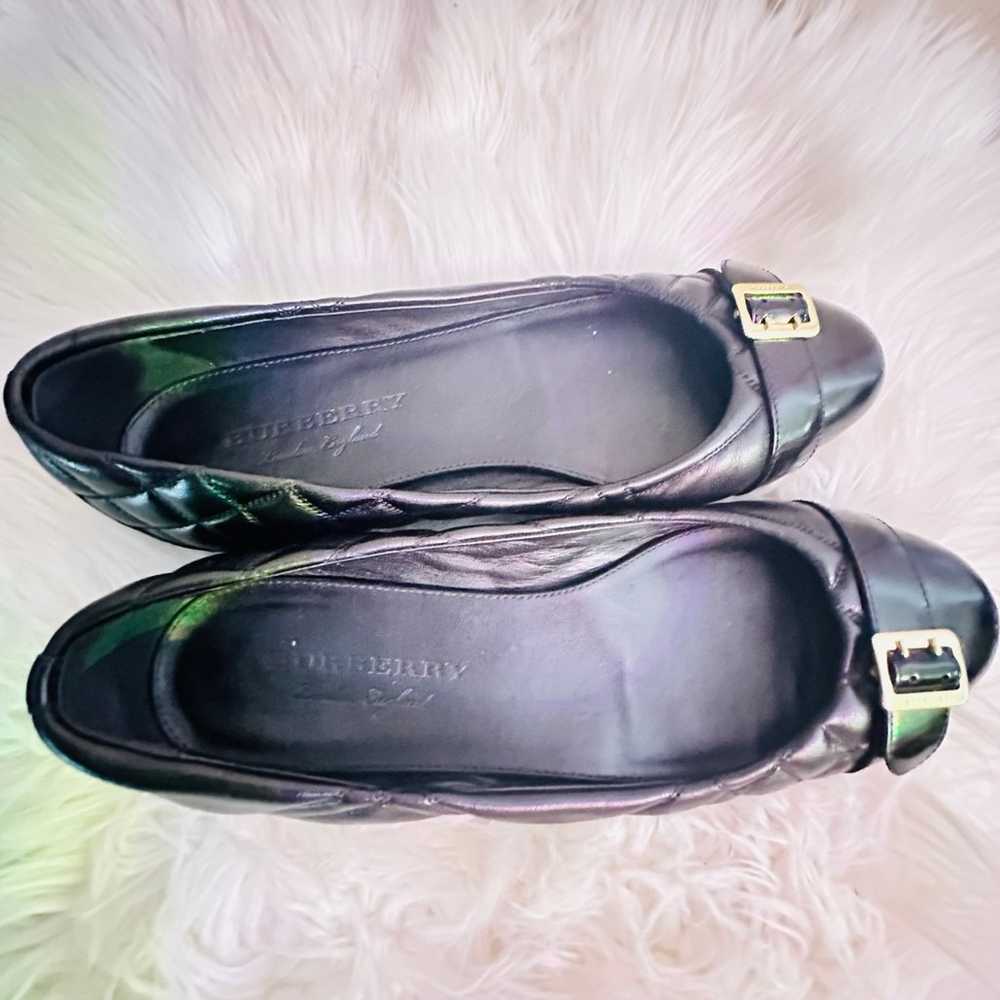 Burberry ballet black flats - image 3