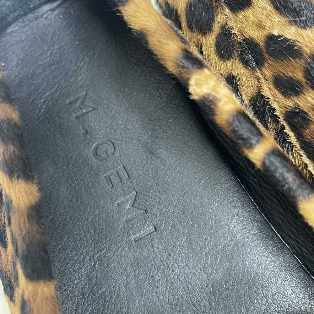 M. GEMI Women's Felize Leopard Animal Print Calf … - image 4