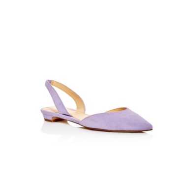 Purple Tevelyn D’orsay Pointed Toe Flats - image 1