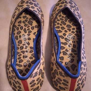 Rothy's Leopard Round Flats size 6 - image 1