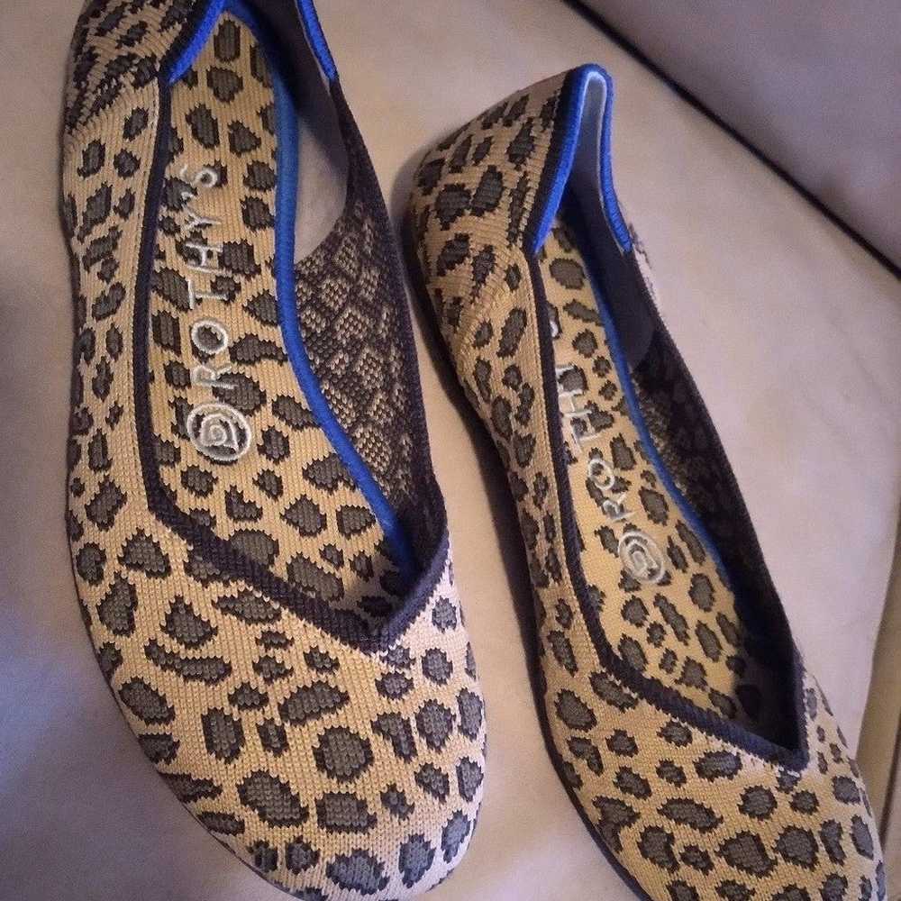 Rothy's Leopard Round Flats size 6 - image 5