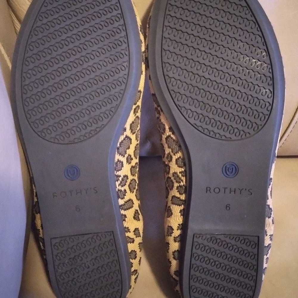 Rothy's Leopard Round Flats size 6 - image 7
