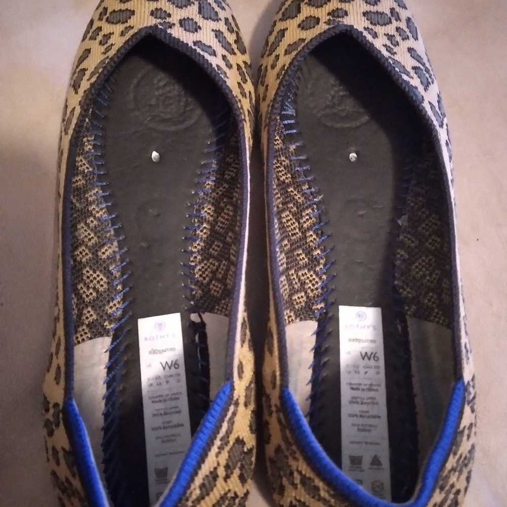 Rothy's Leopard Round Flats size 6 - image 9