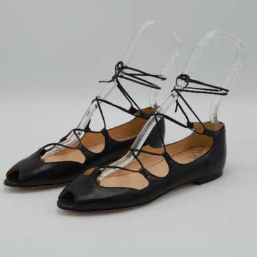 Gabriella Leather Flat Lace-up Shoes - image 1