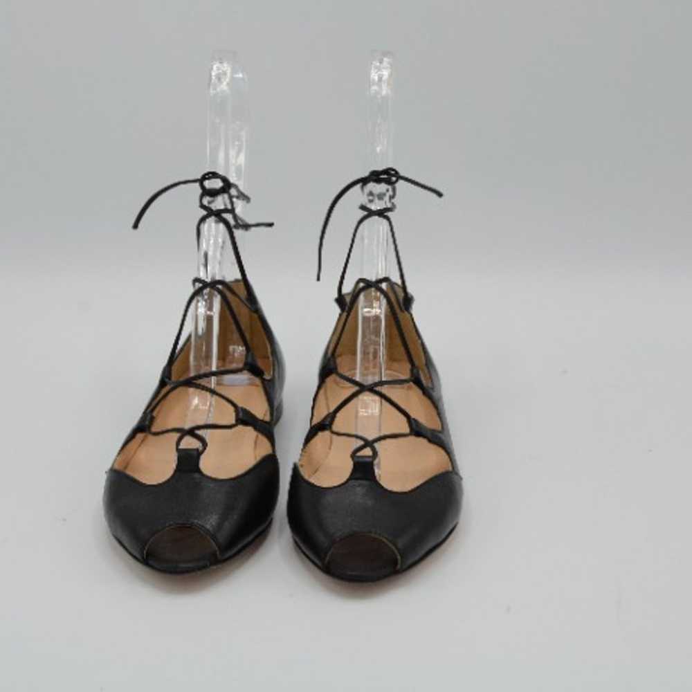 Gabriella Leather Flat Lace-up Shoes - image 2